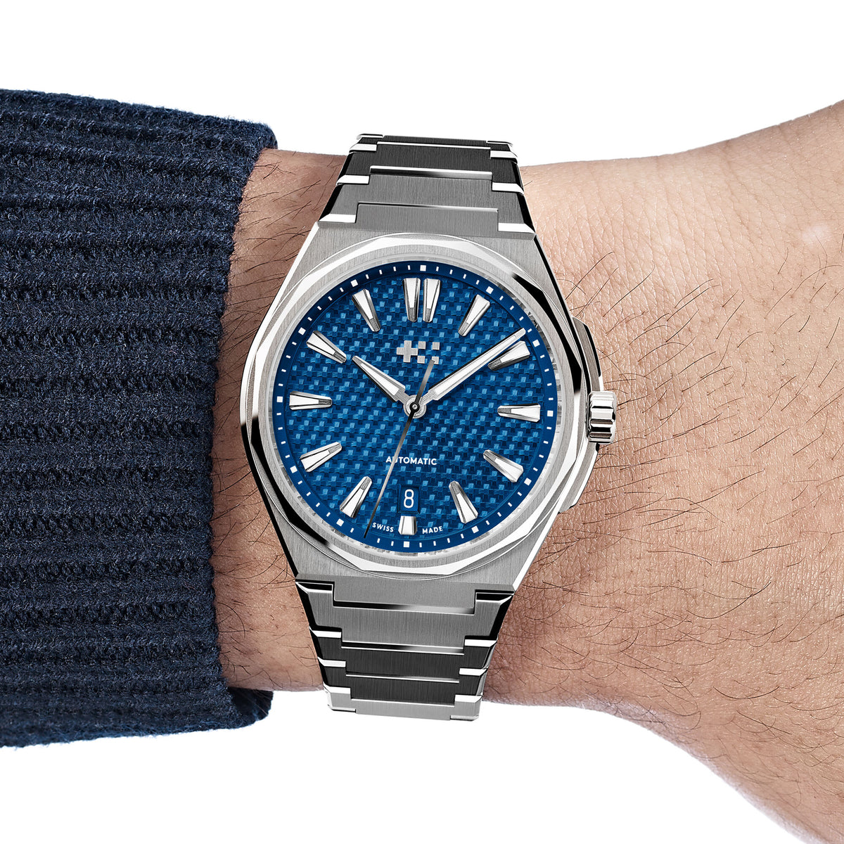 Christopher Ward - The Twelve - Nordic Blue - Steel Bracelet - 40mm