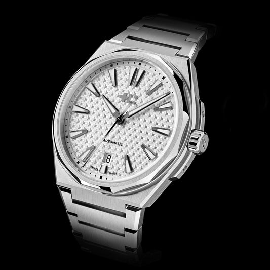 Christopher Ward - The Twelve - White - Steel Bracelet - 38mm