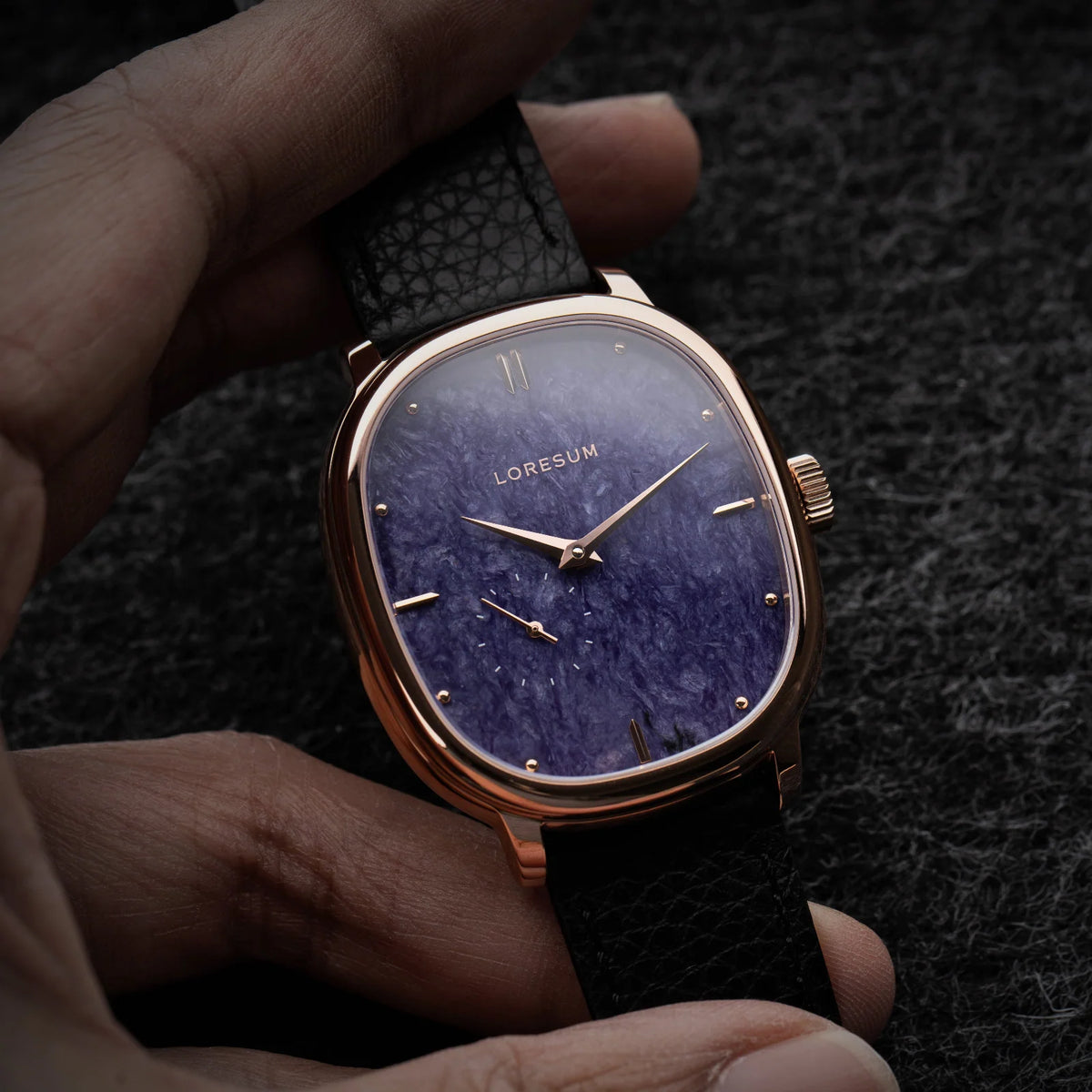 Loresum - LS06 - Charoite - Rose-gold plated
