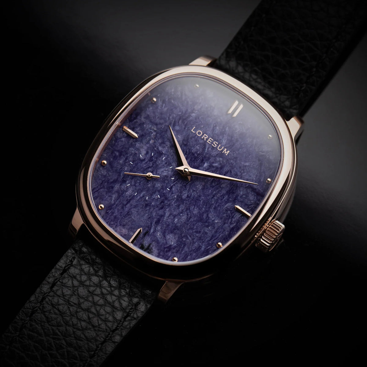 Loresum - LS06 - Charoite - Rose-gold plated