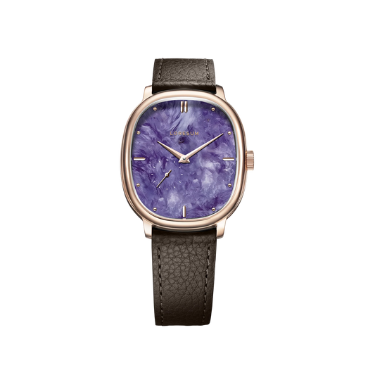 Loresum - LS06 - Charoite - Rose-gold plated