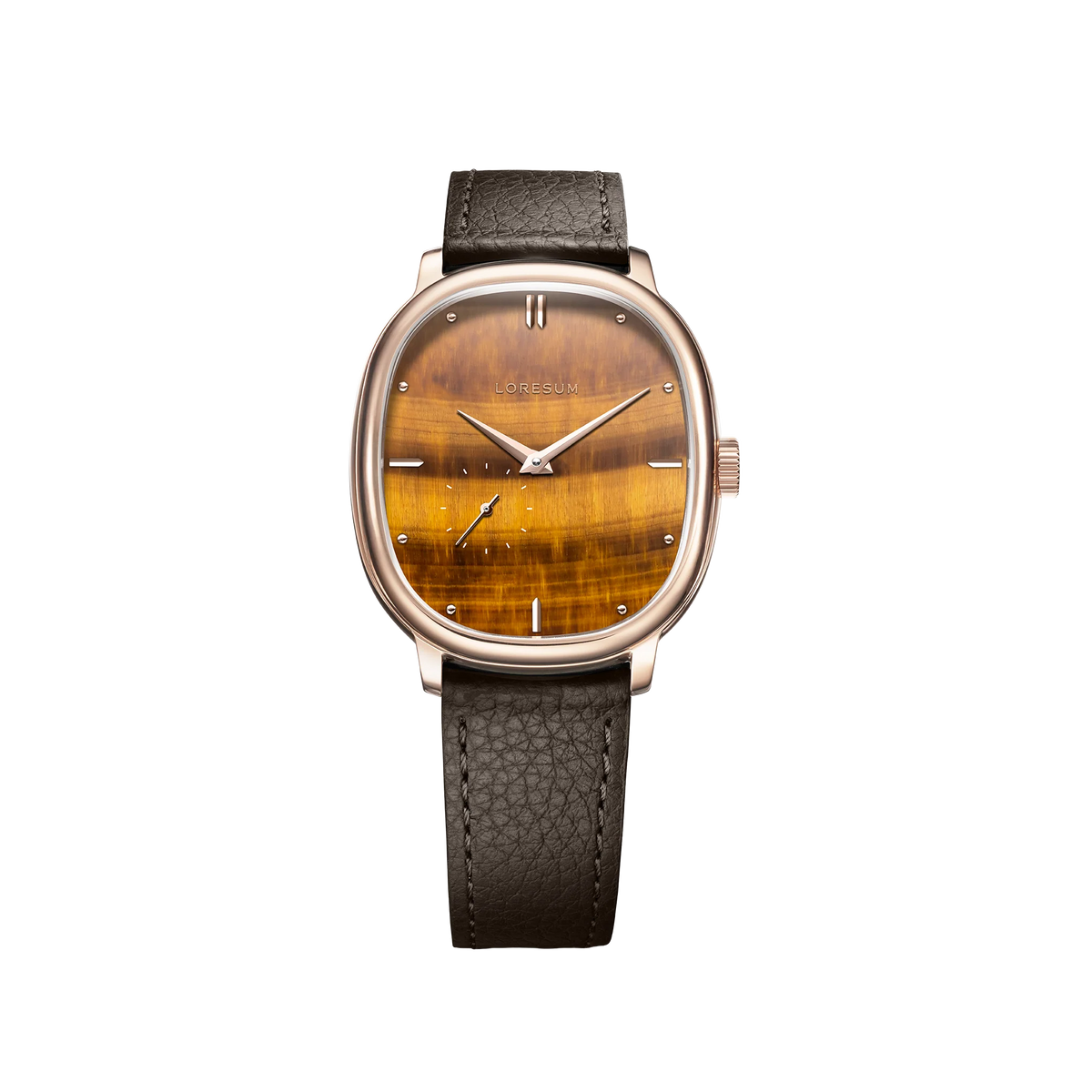 Loresum - LS06 - Tiger's eye - Rose-gold plated