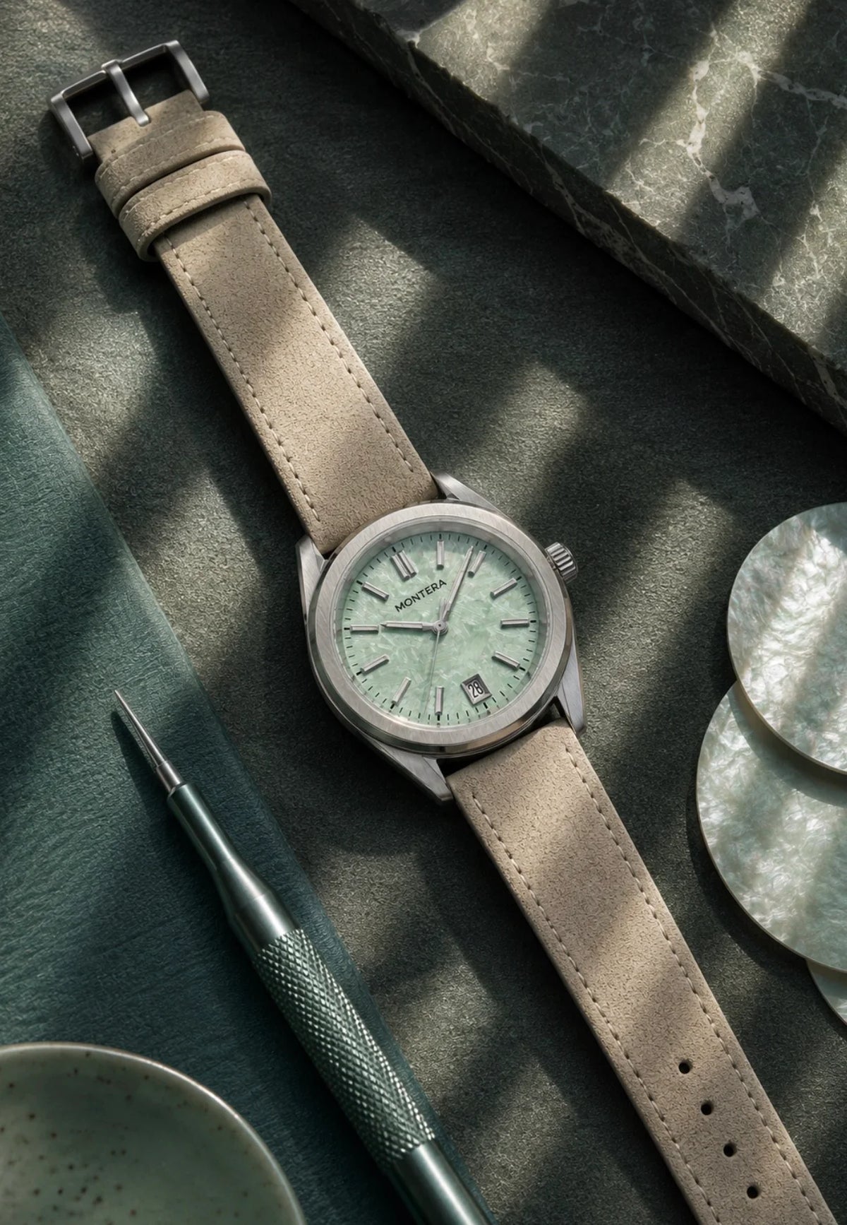 Pistachio Montera Watch Mediterranean Collection