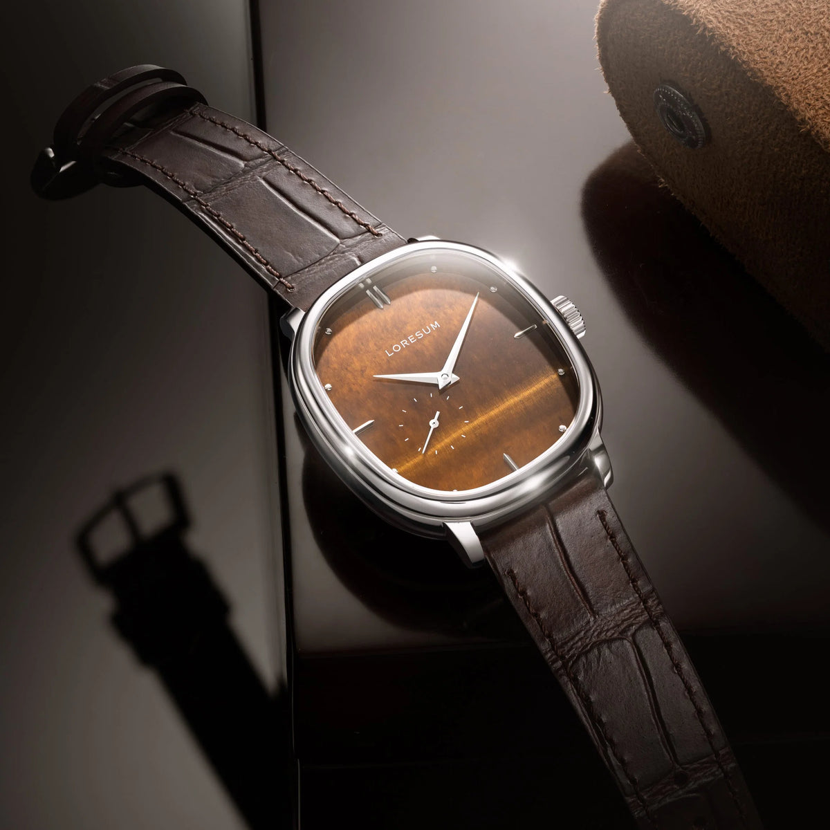 Loresum - LS06 - Tiger's eye - Stainess Steel