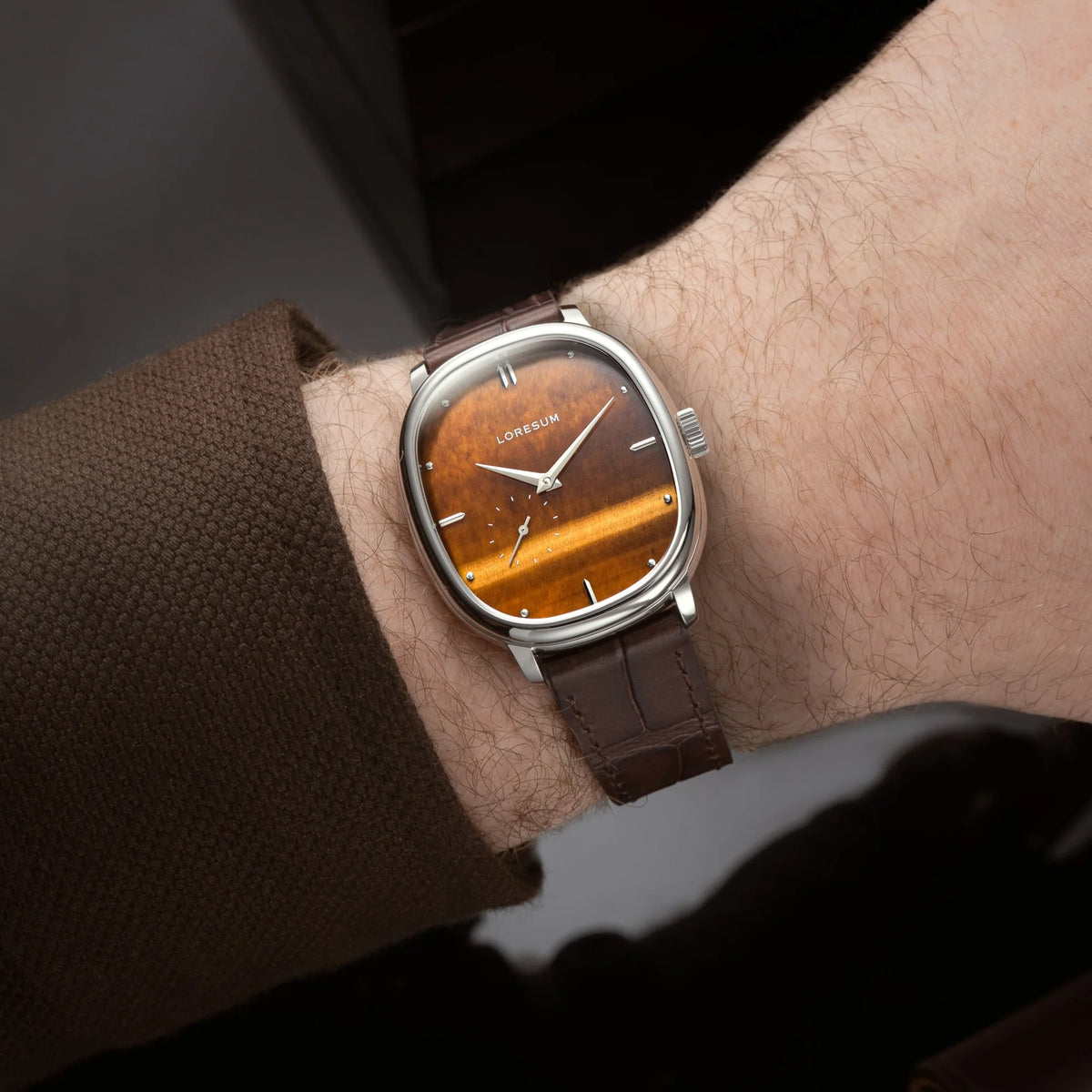 Loresum - LS06 - Tiger's eye - Stainess Steel
