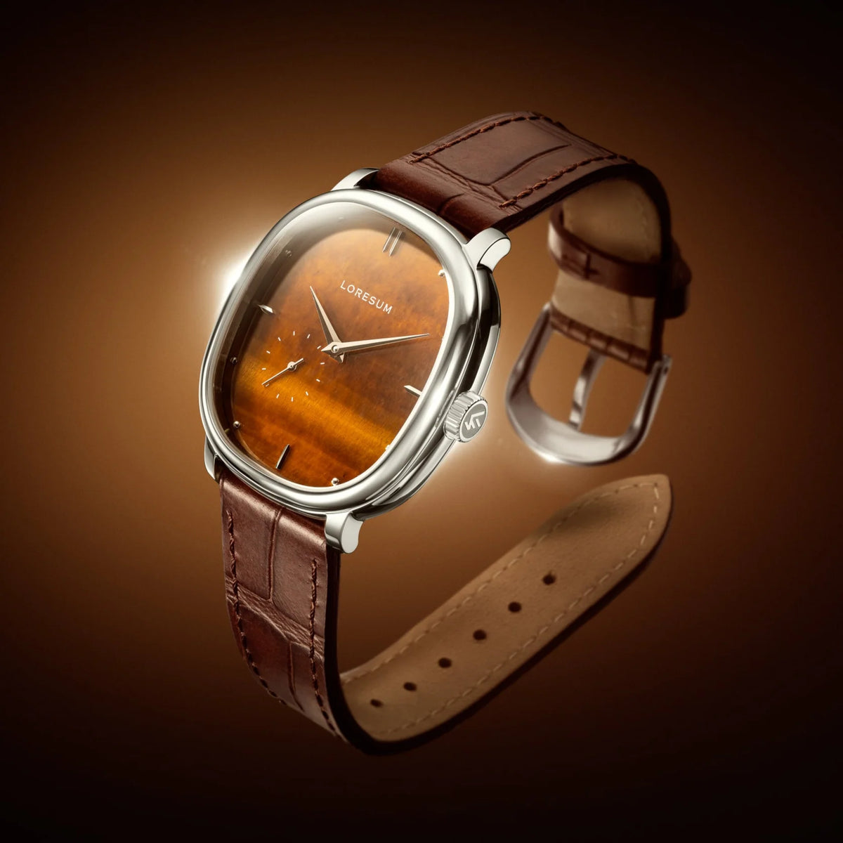 Loresum - LS06 - Tiger's eye - Stainess Steel